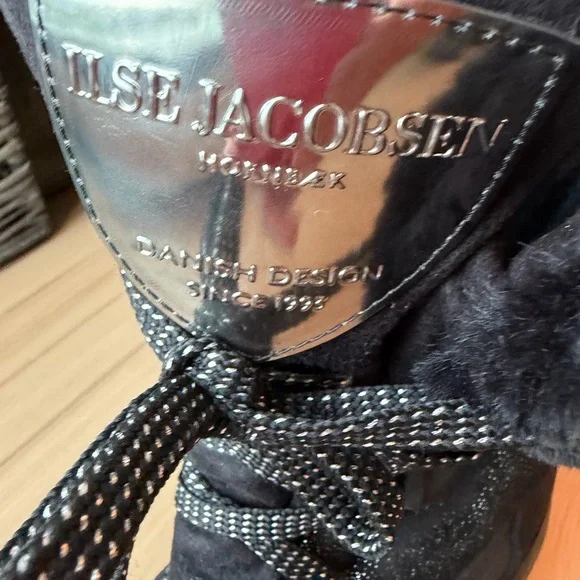 Ilse Jacobsen Black Winter Boots - Picture 6 of 11
